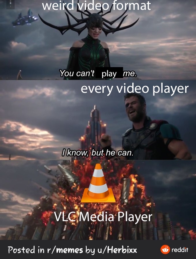 Meme on VLC