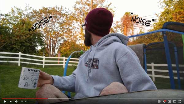 Screenshot from my first real vlog