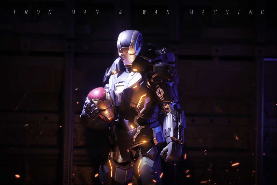 S.H.F War Machine Mark IV & Iron Man