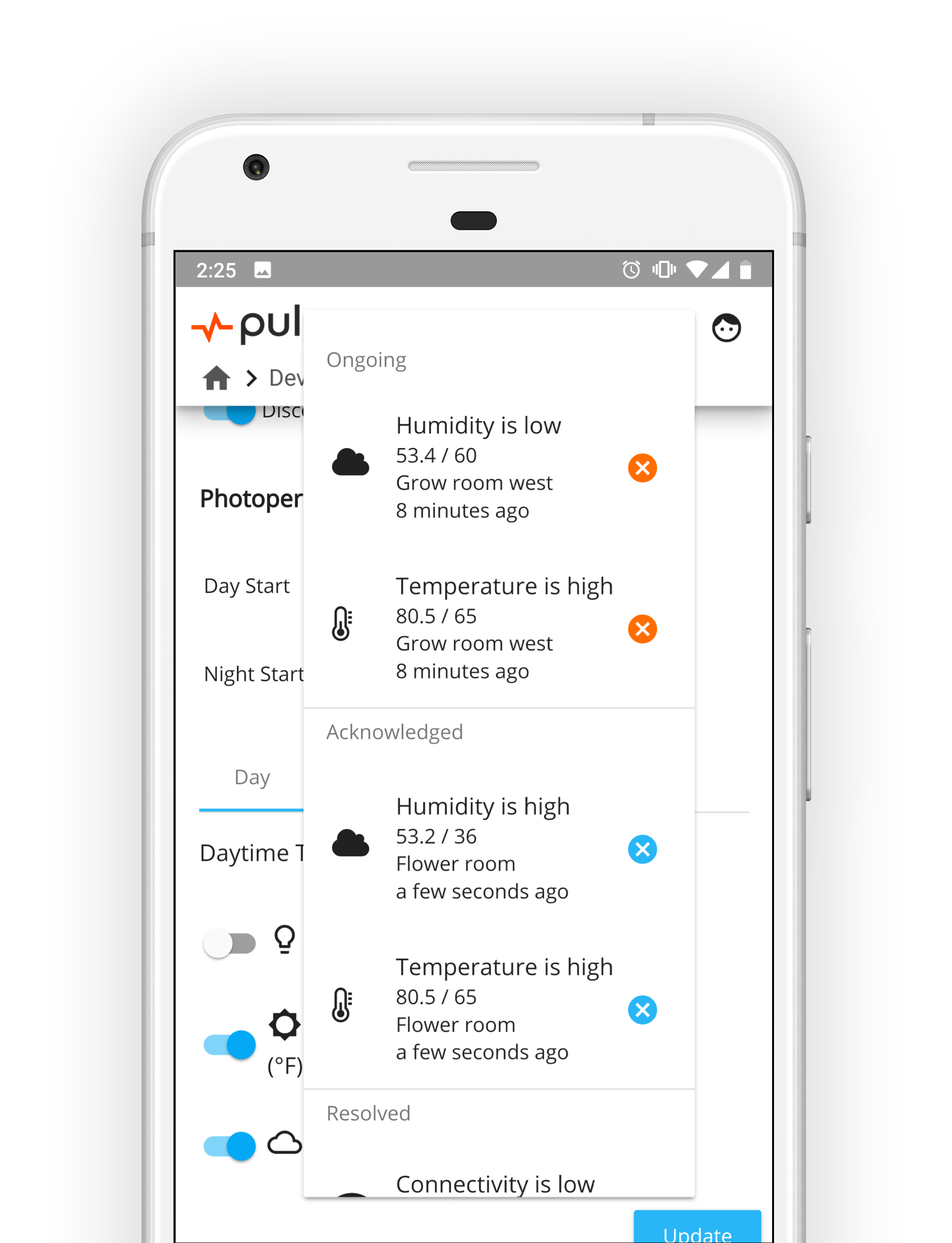 Grow Room Monitor Wireless Grow Monitoring Pulse