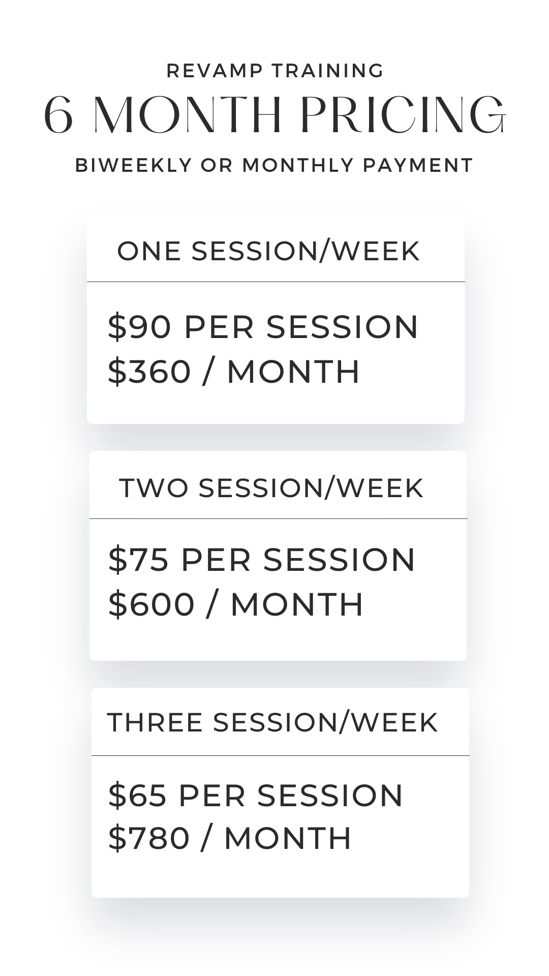 6 month pricing image