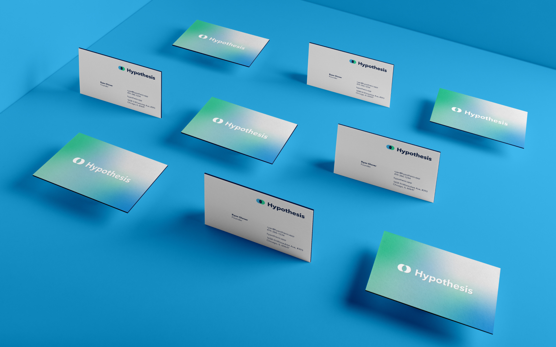 Hypothesis B2B SaaS startup branding