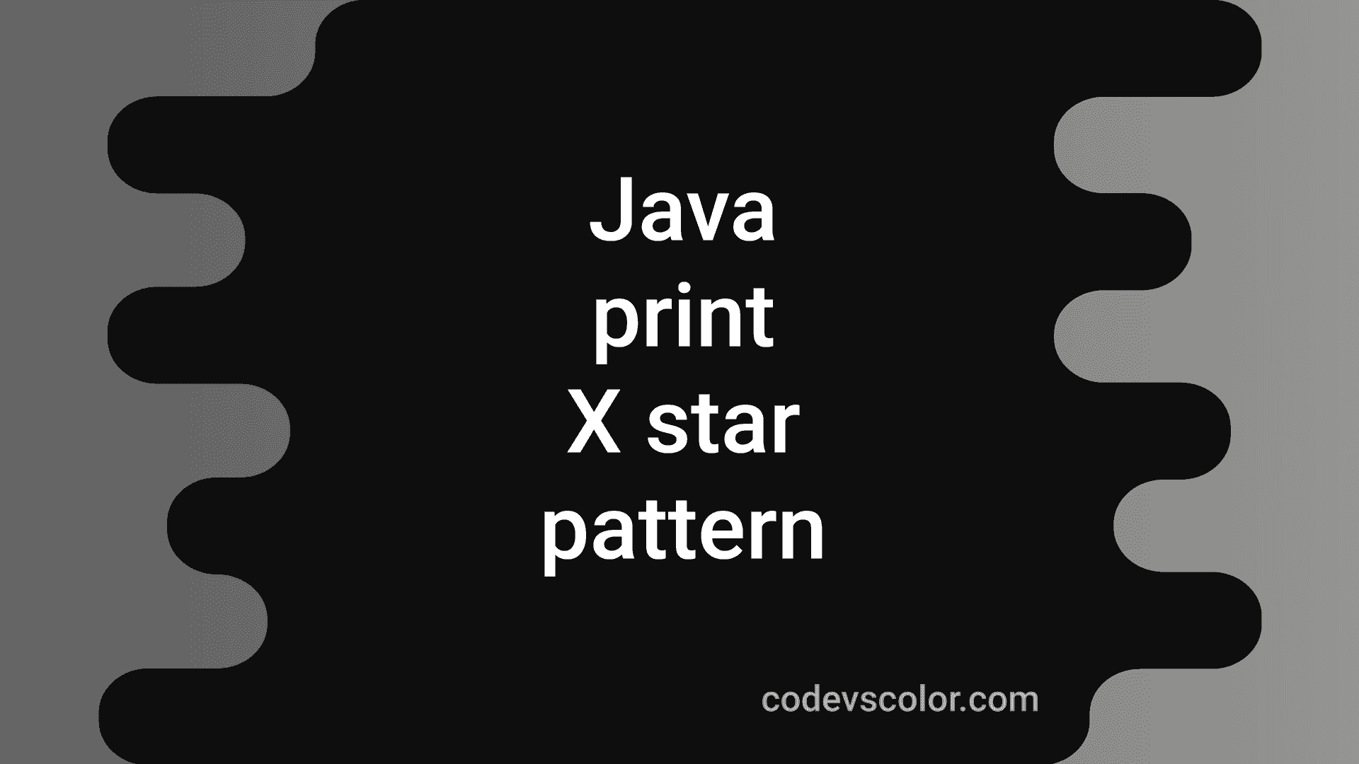 java-program-to-print-x-star-pattern-codevscolor