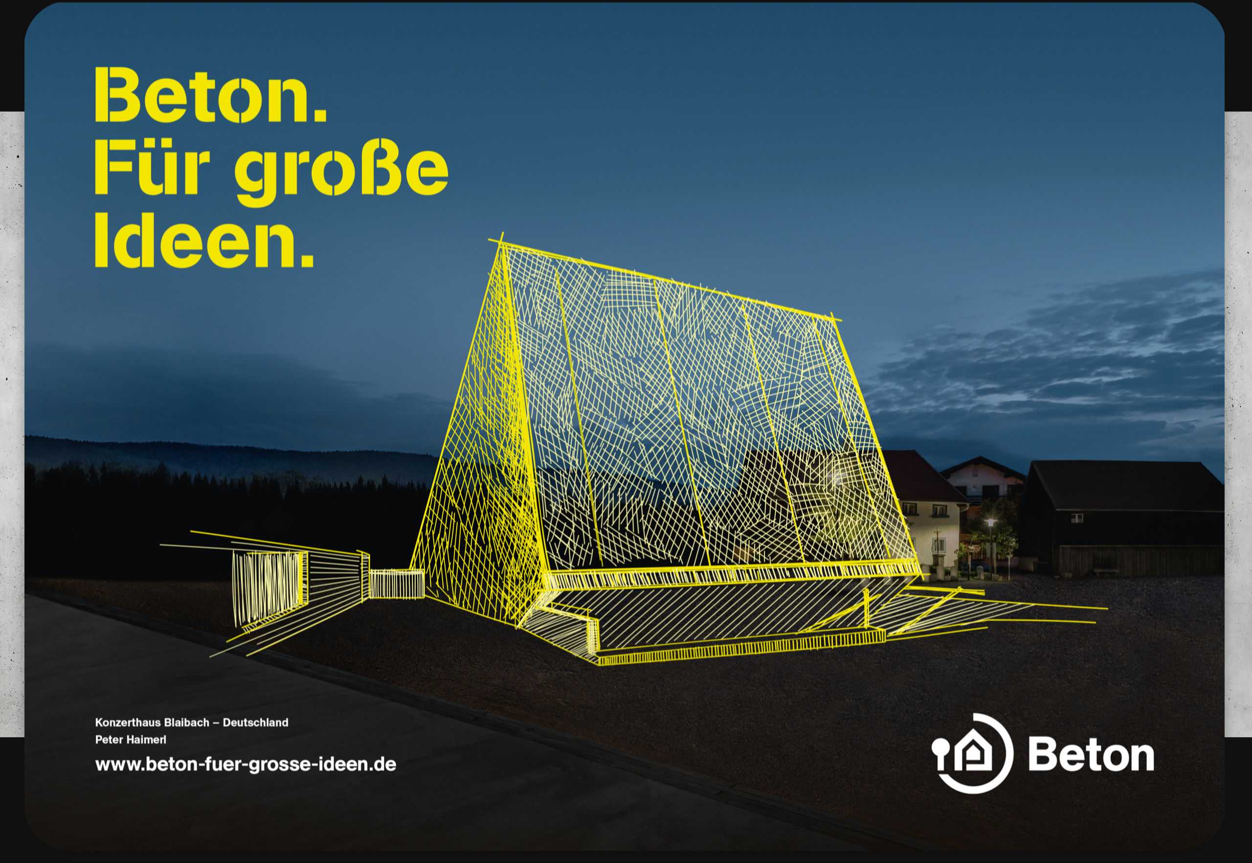 Beton. Für große Ideen.