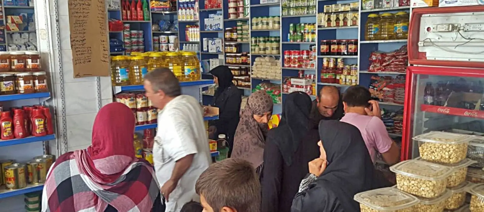 A shop in Northern Syria that accepts Concern food vouchers