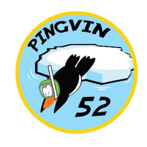 Pingvin 52 spejdermærke