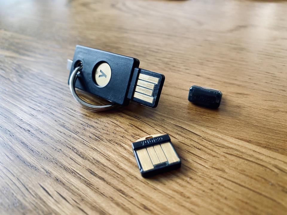 My 3 yubikeys