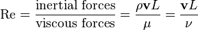 Reynold's number