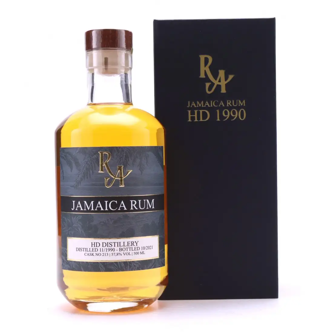 Image of the front of the bottle of the rum Rum Artesanal Jamaica Rum (HD Distillery) C<>H