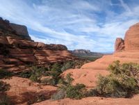 Looking west from Little Horse Trail near Chicken Point in Sedona, Arizona