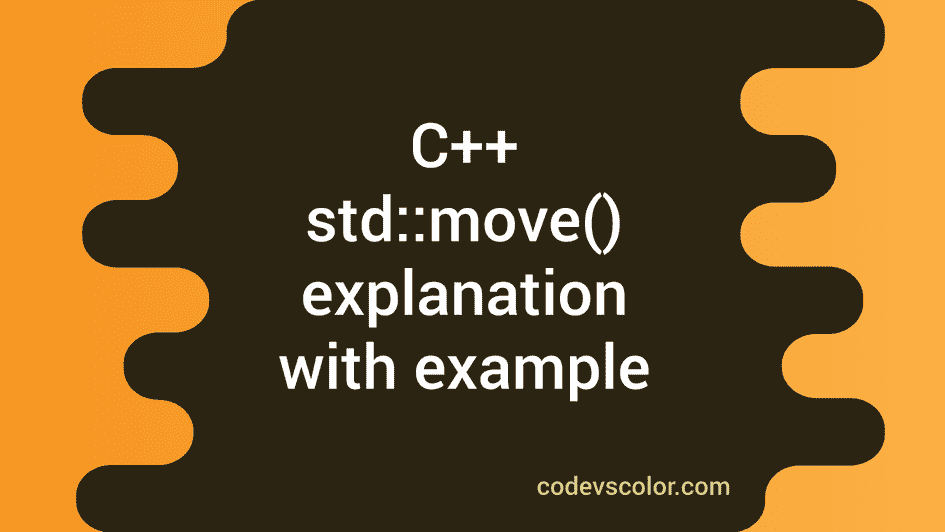 std move assignment