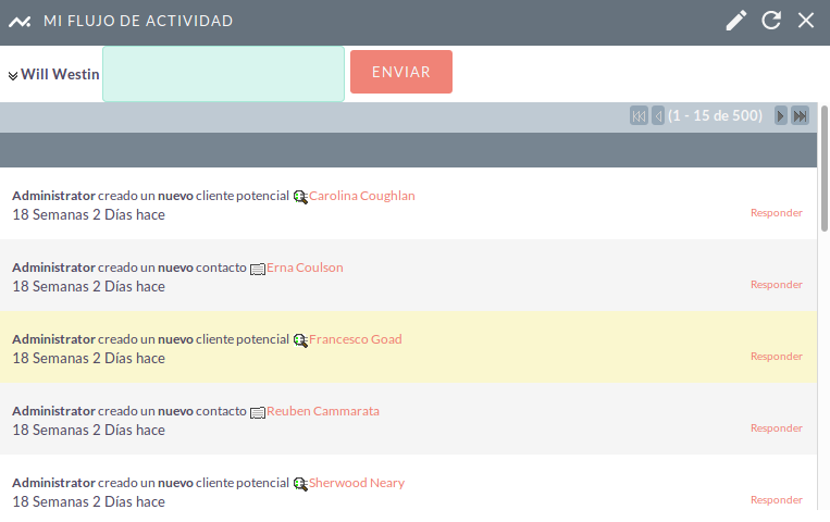 activity stream