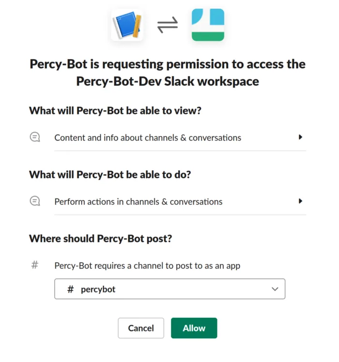 SlackBot — Installing the bot to the workspace