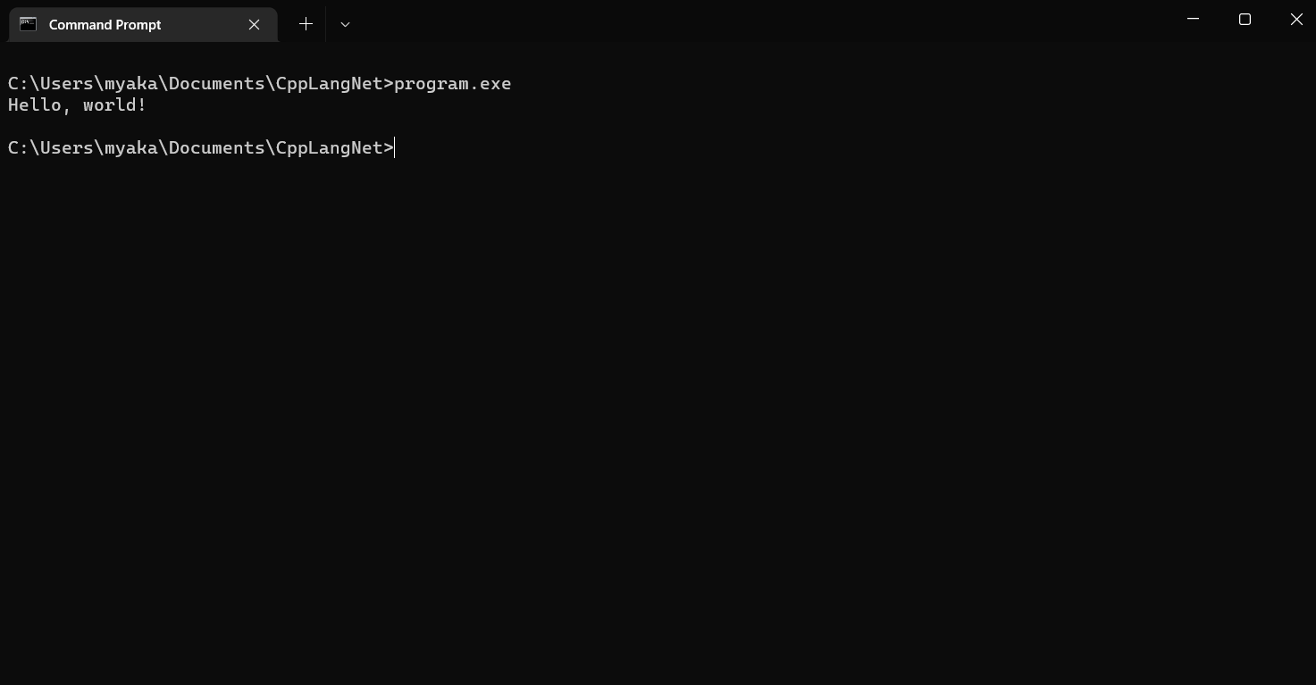 Pierwszy program | C++ Programming Language