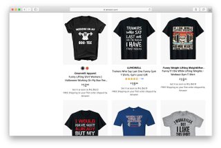 niche t-shirt designs on Amazon