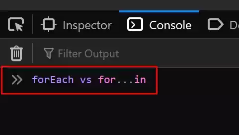 Difference Between forEach and for…in Loop in JavaScript