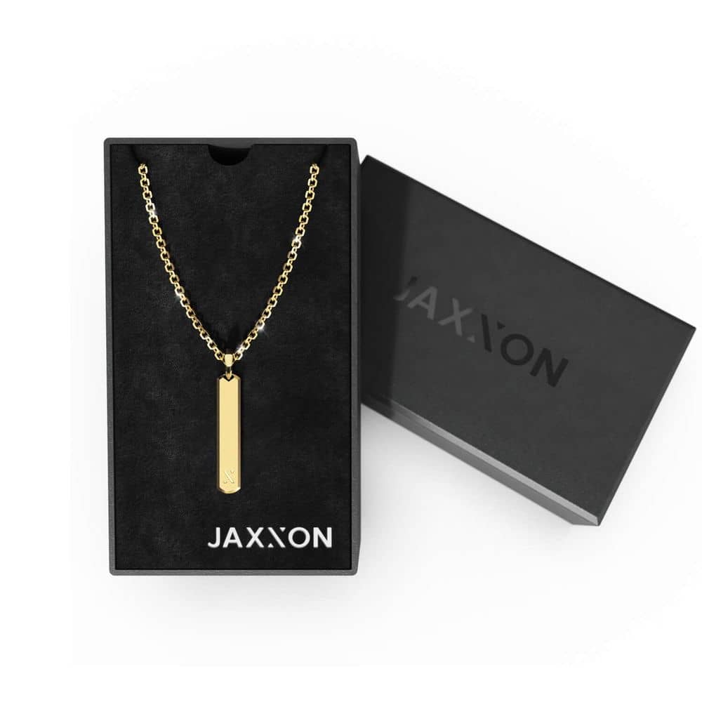 The Skyline Pendant Men's Chain + Pendant Gold JAXXON