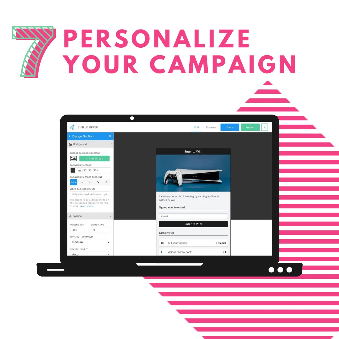 Personalize Campaign graphic