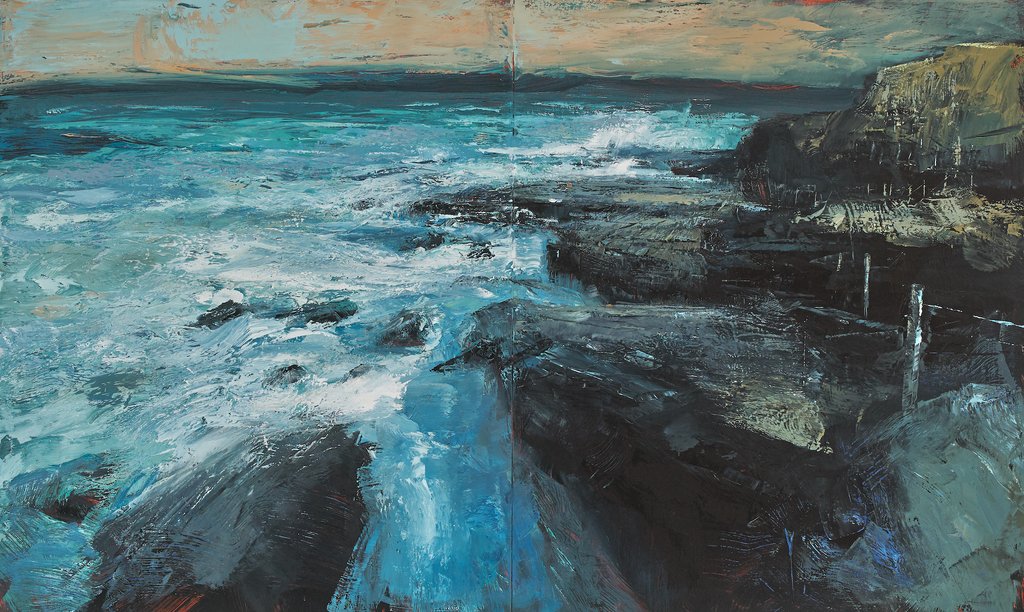 Sky Coast - Oil on Canvas