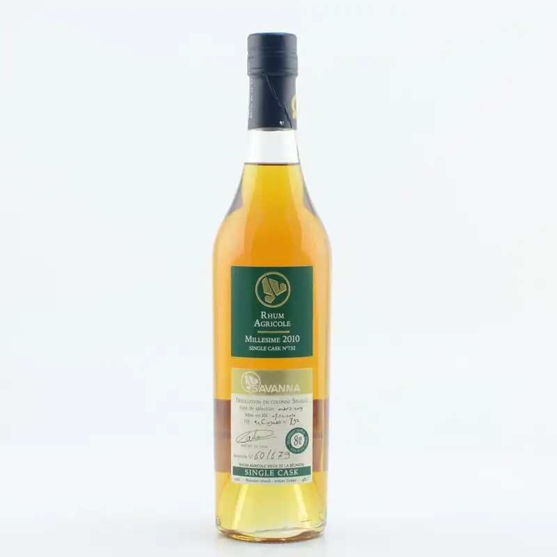 Image of the front of the bottle of the rum Rhum Agricole Single Cask