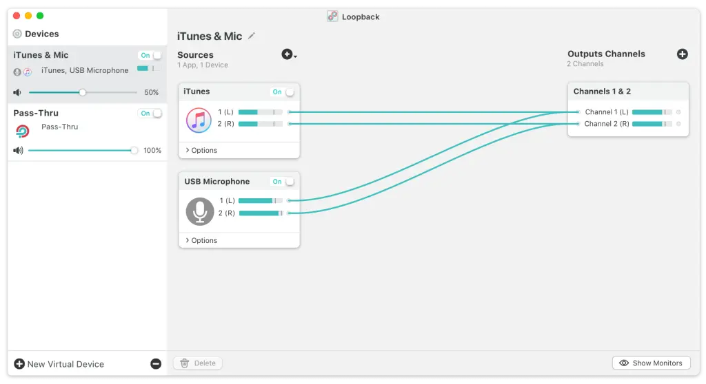 Loopback by Rogue Amoeba Software