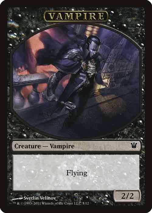 2/2 Black Vampire Creature Token | MTG.onl Tokens