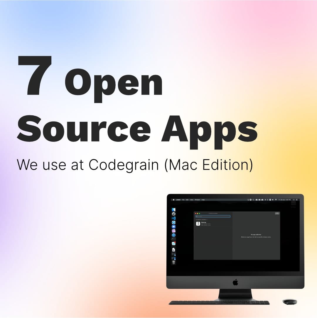 Open Source Apps for Mac OS.