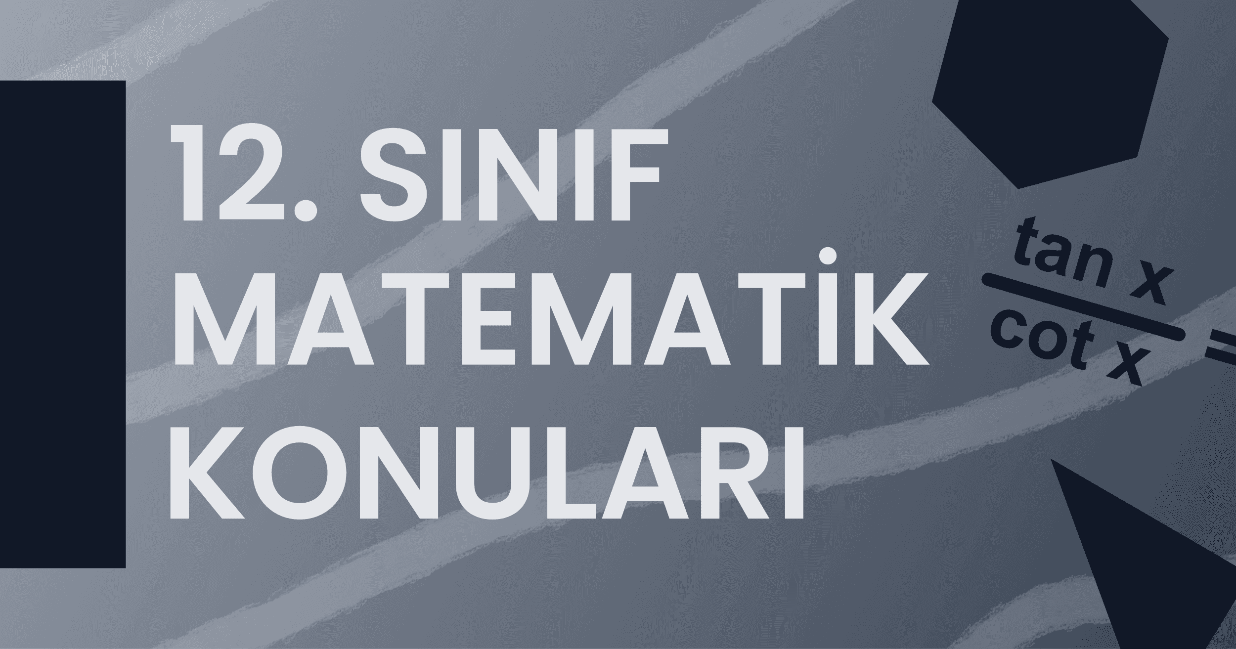 12. Sınıf Matematik Konuları