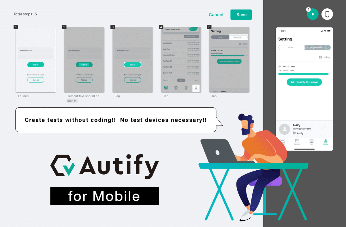 Autify for Mobile (beta version) Released