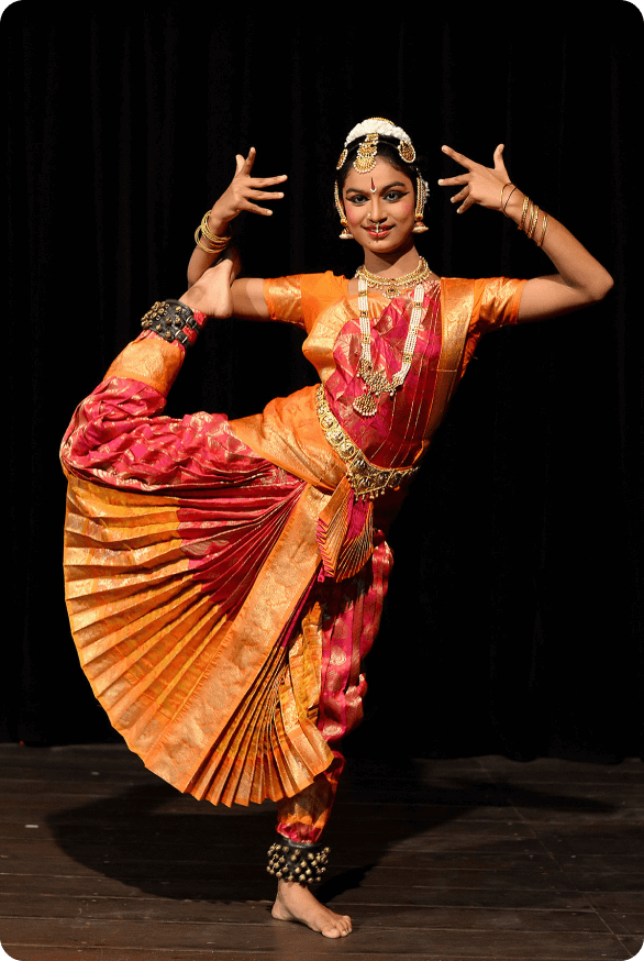 A pose from alaripu (a dance in bharat natyam Stock Photo - Alamy