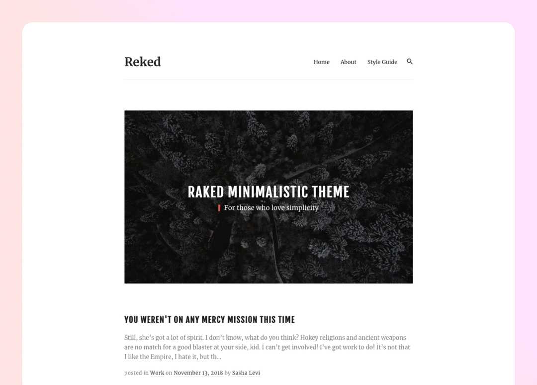 Jekyll based Jamstack Themes • Stackrole