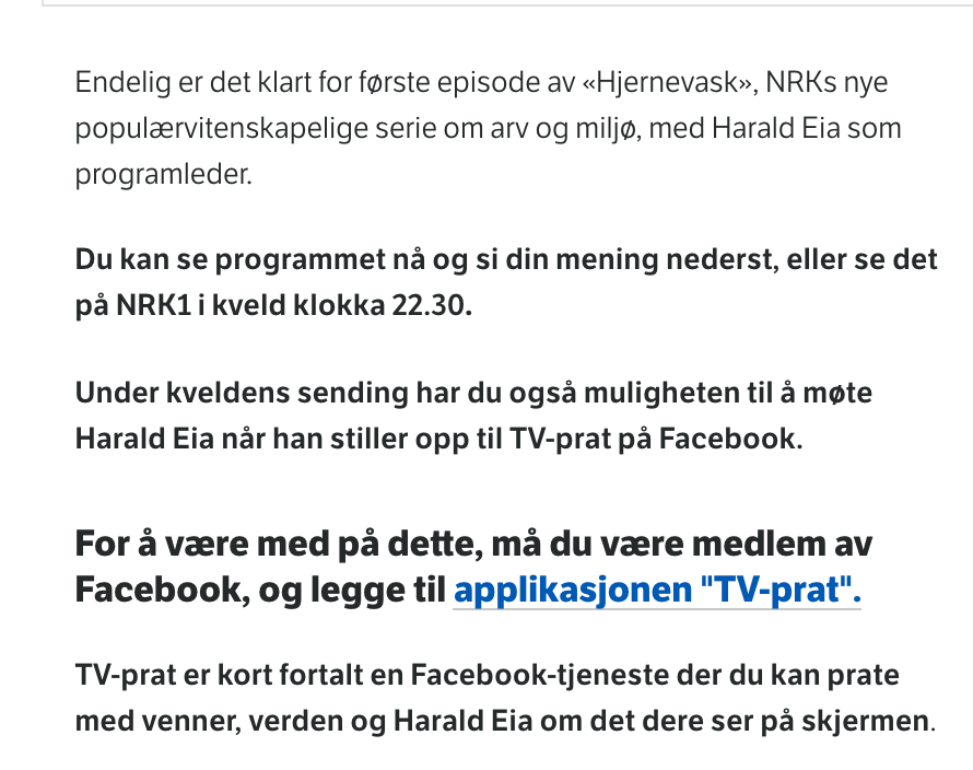 NRK TV-Prat