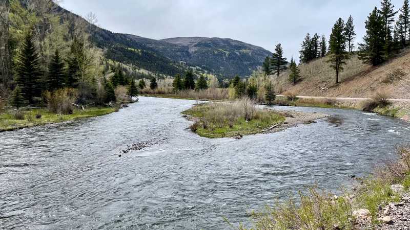 A bend in the Conejos River