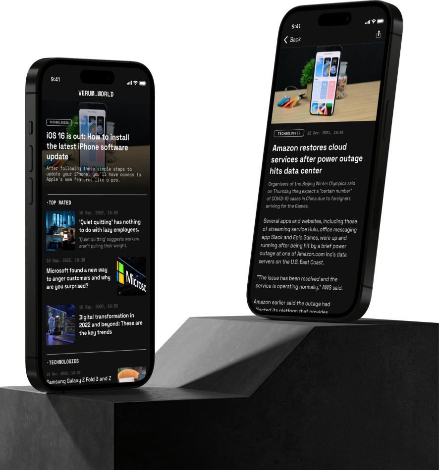 Verum World News Apps