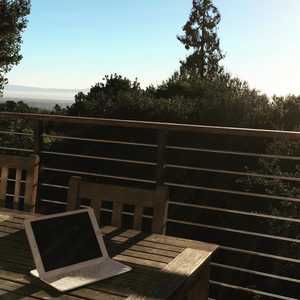 working from home Caliornia-style #flexwork #worklifebalance #sunnyday #oakland