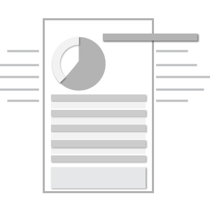 Neutral-tone graphic of a paper report or statement