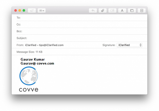 how to create a signature in mail on mac