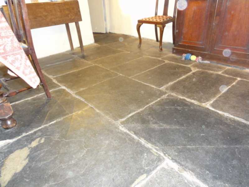 Slate floor