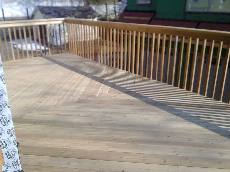 Custom Outdoor Bamboo Deck by Dream Concepts Contracting LLC.