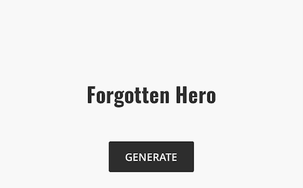Generated Game Name Example