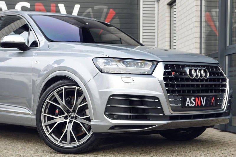 Audi SQ7 4.0 TDI Quattro Pro Line + , 435 PK, Valcona/Leder, Pano/Dak, 2017, Bose, 22'', Elekt. Trekhaak, 79DKM!! afbeelding 22