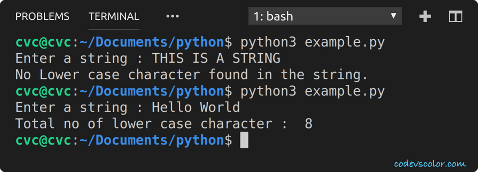python example count lowercase character in string python example count lowercase character in string
