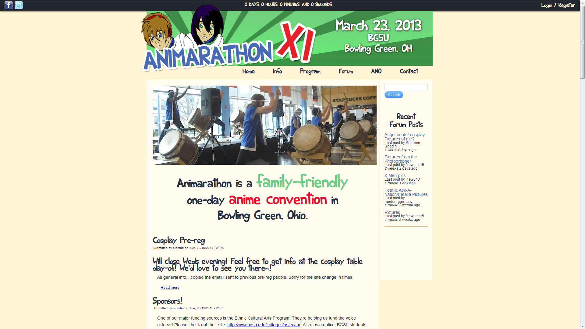 The Animarathon Website.