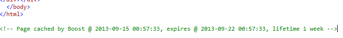 Boost status in HTML source Boost status in HTML source