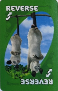Over the Hedge Green Uno Reverse Card