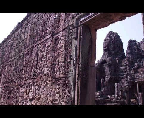Cambodia Angkor Walls 4