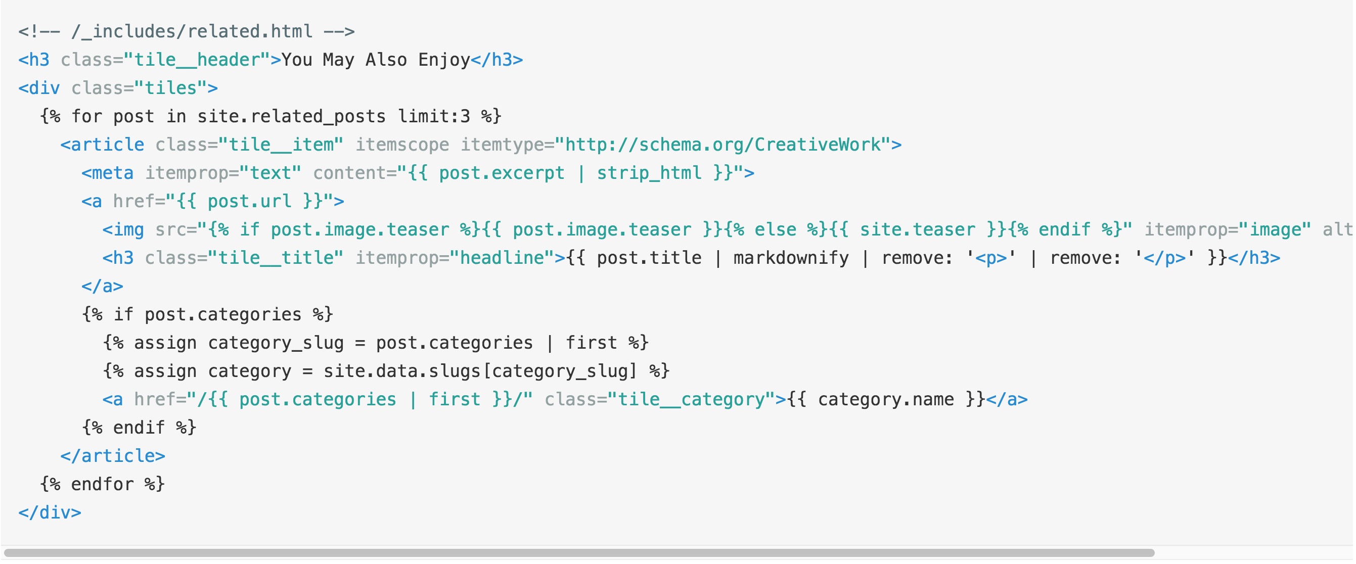 Ejemplo de template con Jekyll