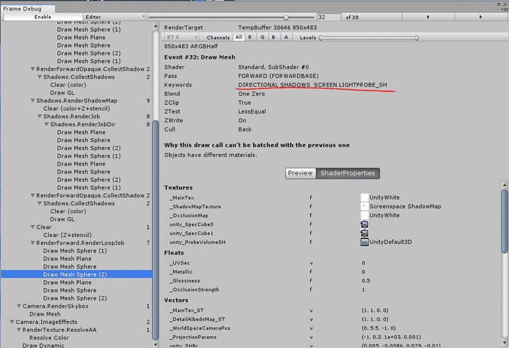 Unityでforwardのライトに対応したlambert反射モデルのシェーダを作成する 測度ゼロの抹茶チョコ