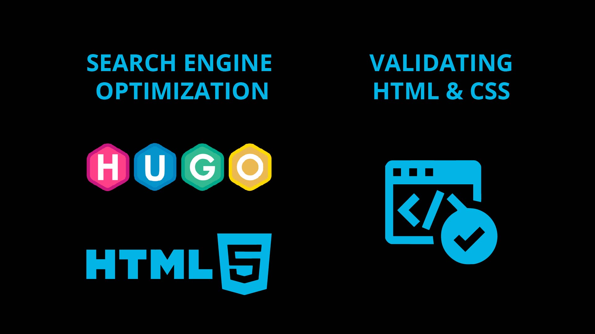 Image for SEO With Hugo (13) Html and CSS Validation hero section