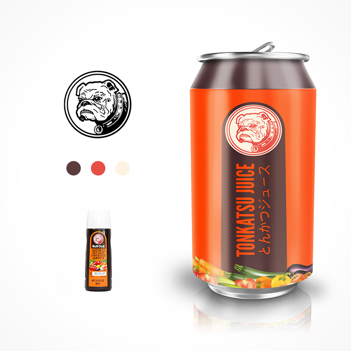 Condiment Cans Bulldog Worcestershire Sauce